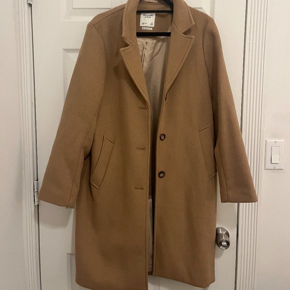 Abercrombie & Fitch Jackets & Blazers - Abercrombie Wool-Blend Dad Coat Size M